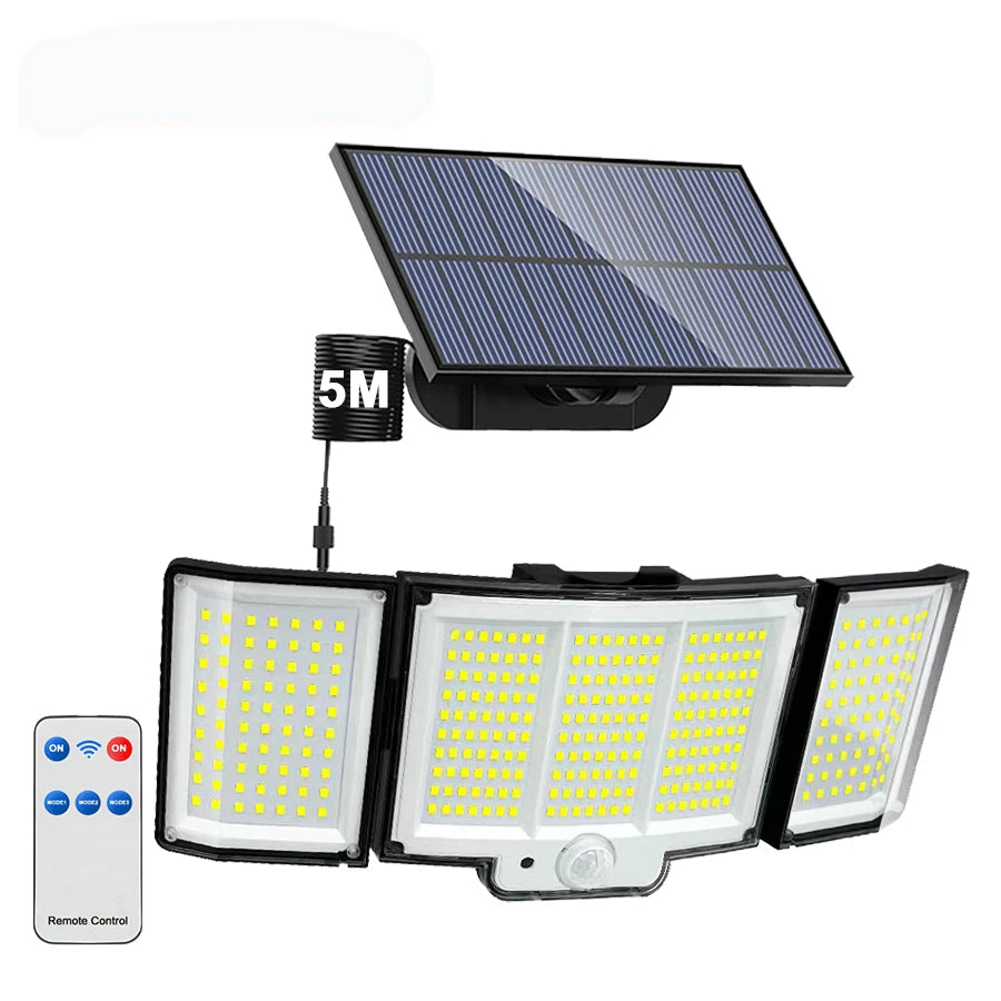 238/328 LED Solar Outdoor 348Wall Lamp IP65, Motion Sensor Solar 3 Mode Street Light