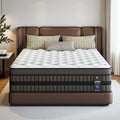 Full-Size Hybrid Mattress 12/14-Inch Medium Firm Gel Memory Foam with Pocketed Springs