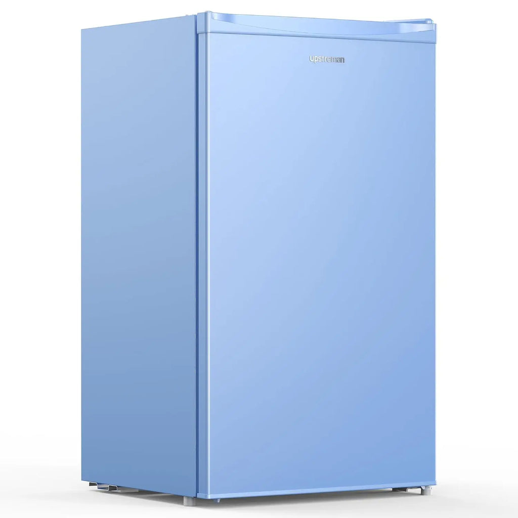 3.2 Cu.Ft Mini Fridge with Freezer, Single Door Compact Refrigerator, Adjustable Thermostat, Small Refrigerator for, Custom