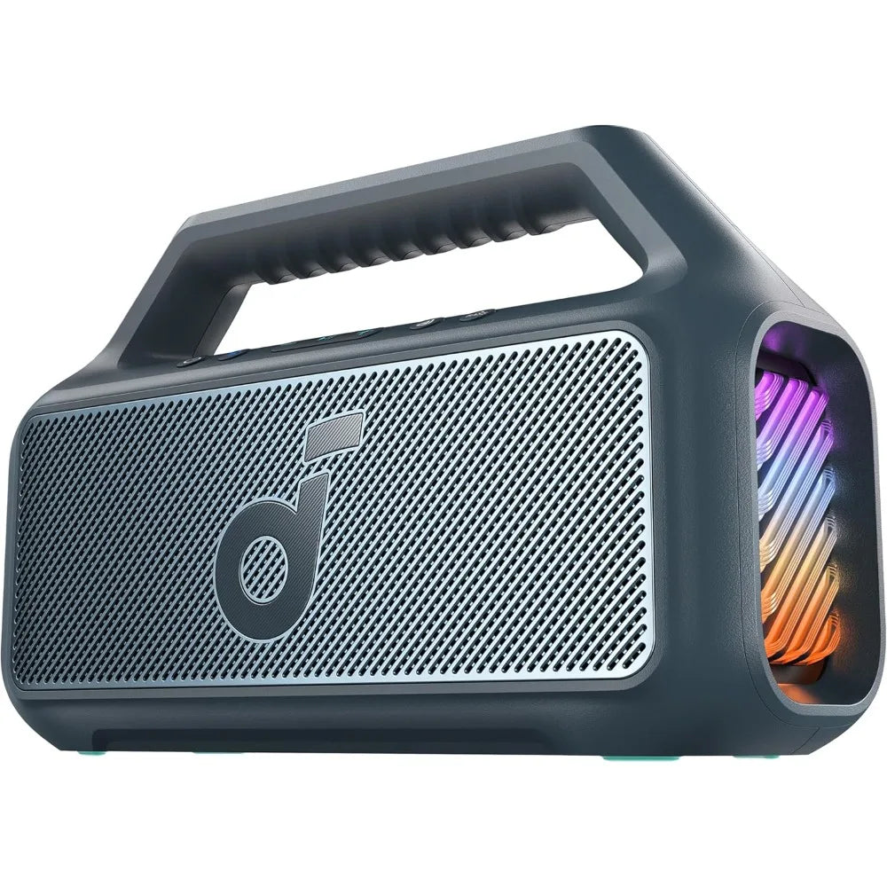 Outdoor Speaker, 80W with Subwoofer, with RGB Lights,