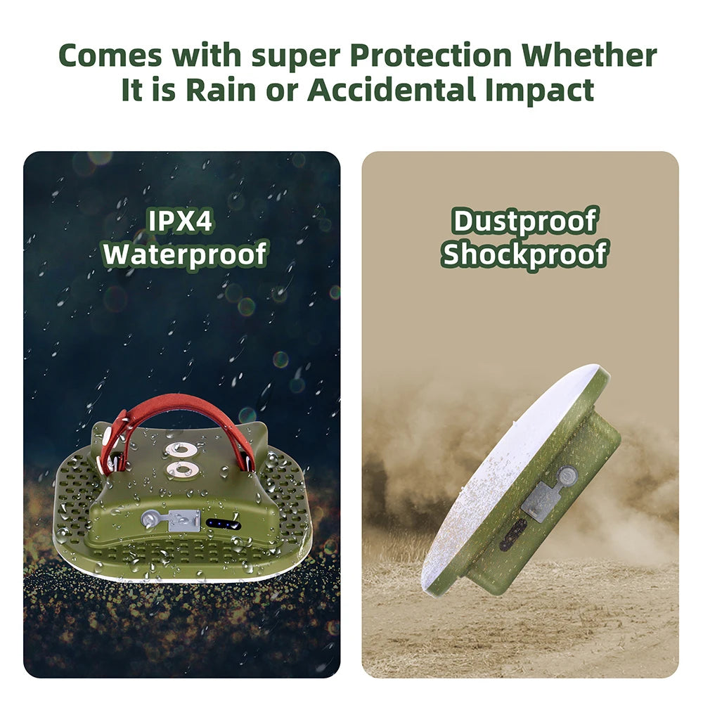 MOSLIGHTING13500maH LED Charging Camping Light With Magnet Portable Torch Fashion Tent Lamp Work Maintenance Emergency Lighting