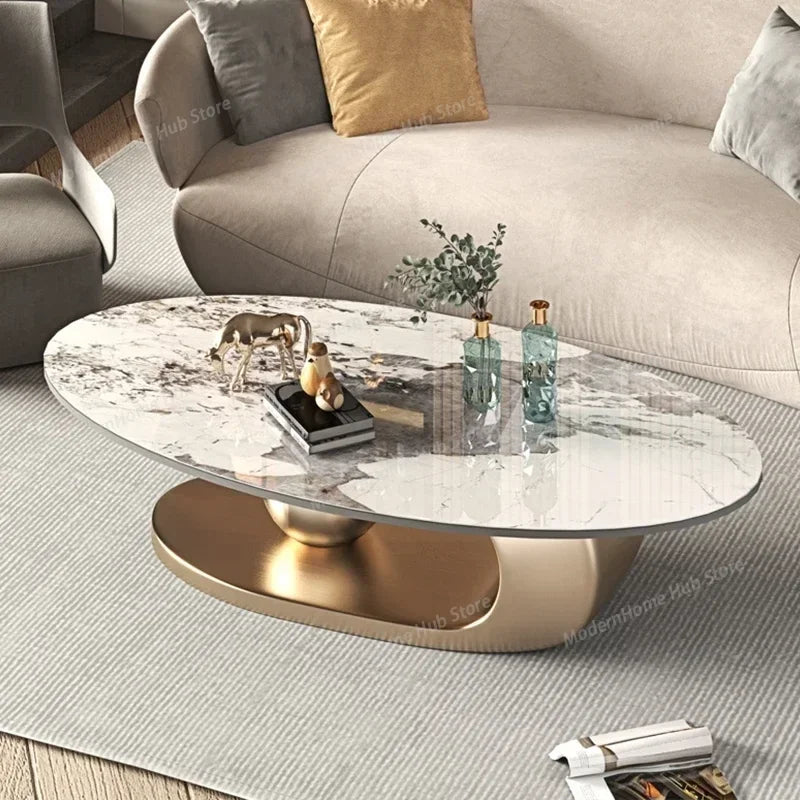 Nordic Modern Design Oval Coffee Tables