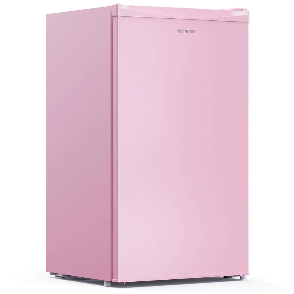 3.2 Cu.Ft Mini Fridge with Freezer, Single Door Compact Refrigerator, Adjustable Thermostat, Small Refrigerator for, Custom