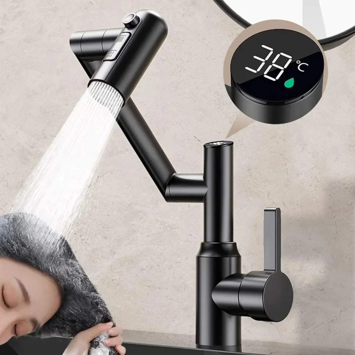 Universal Rotation Multifunctional Kitchen/Bathroom Faucet