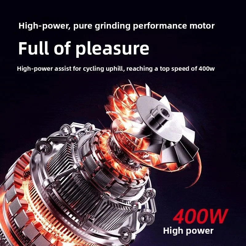 48V20AH lithium-ion battery 400W brushless motor 26-inch E-Bike