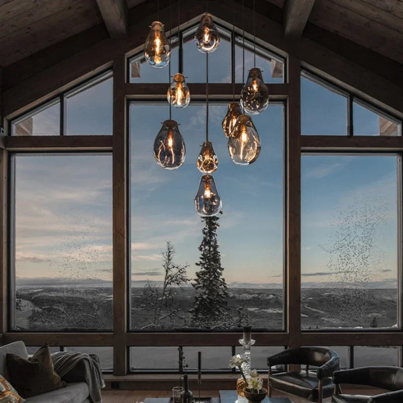 Modern Creative Colorful Glass Chandelier