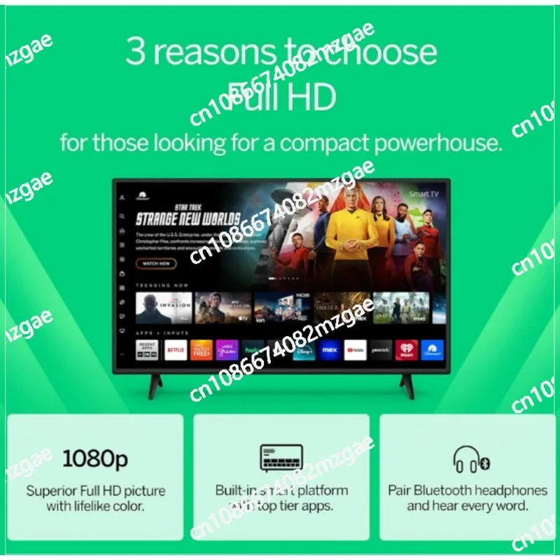 4K LCD smart TV, 17 inch to 100 inch home hotel TV, high-definition screen,
