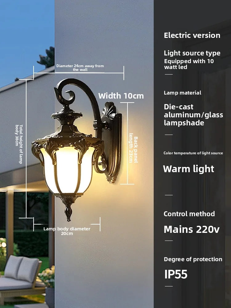 Outdoor Waterproof Solar Energy Exterior Wall Lamp