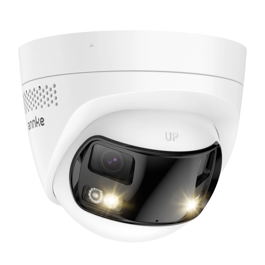 ANNKE 4K 8MP POE Surveillance Camera Dual Lens outdoor poe camera 1/2/4PCS Color Night Vision CCTV Video Security Camera For NVR