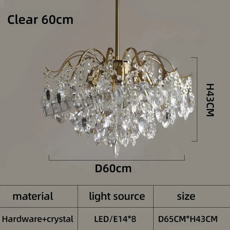 LED Crystal Pendant Chandelier