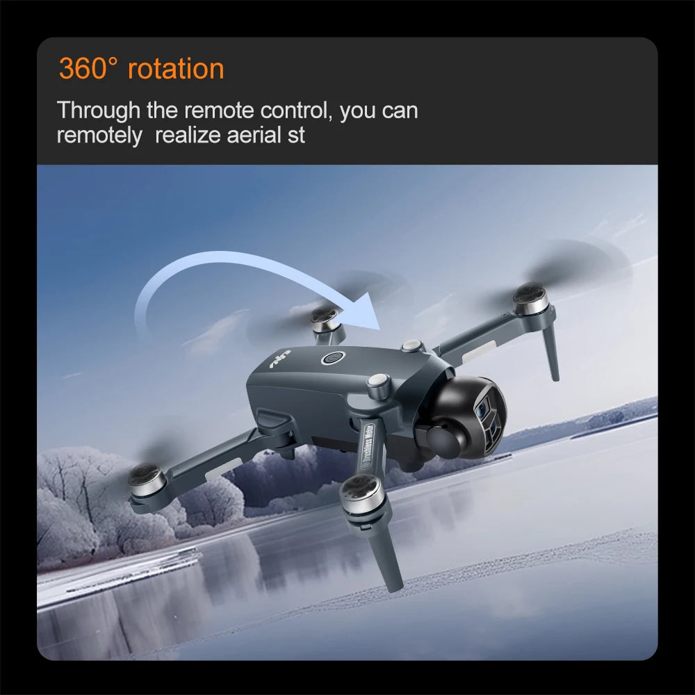 Lenovo V988 Foldable GPS RC Drone 8K Dual HD Camera 5G WIFI FPV Large Screen Remote Control