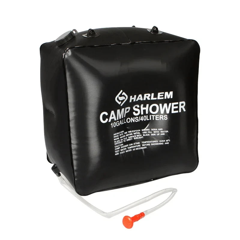Outdoor Shower Bags 20/40L Bath Outdoor Bag Water Bag Solar Shower Foldable Camping Sun Compact Heated Water Shower Bags Scrubbi