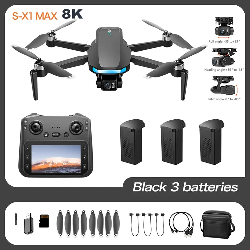 Original Drone, GPS RC 8K Professional HD Aerial Photography Laser obstacle avoidance Quadcopter Aircraft
