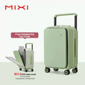 Mixi 2026 New Design Wide Handle Suitcase Men Carry-On Luggage Women Travel Trolley Case 20 Inch Cabin PC Aluminum Frame M9275