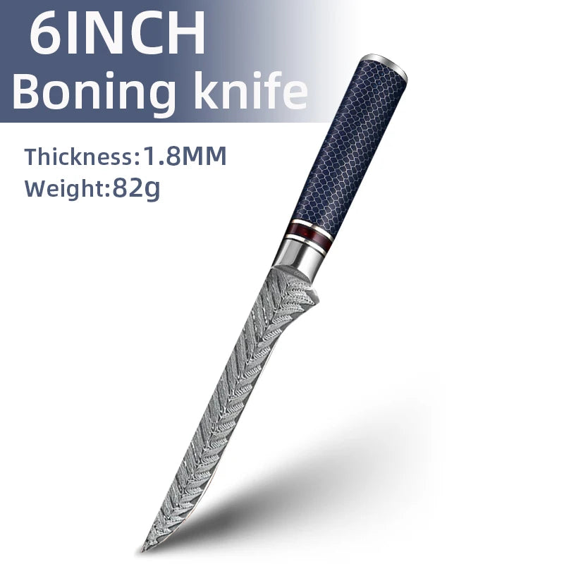 MYVIT Professional kitchen knives 67 Layers Damascus Steel Knife Set 4-8 inch knive Japanese Chef Knifes durable and sharp
