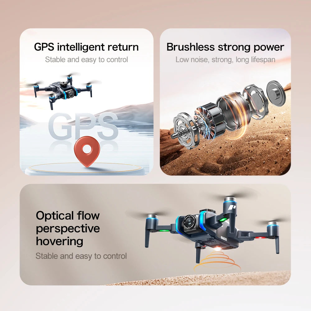 Original XT808 Pro MAX Drone 4K Professional 8K HD Dual  Light Flow Camera Brushless Motor 5G WiFi Optical GPS RC Quadcopter