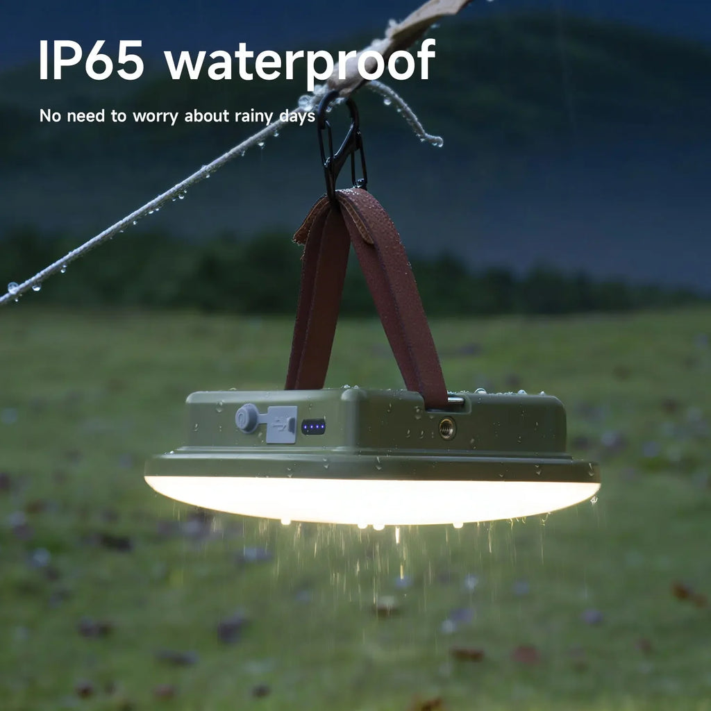 MOSLIGHTING Camping Lantern 24W PD Fast Charging Outdoor Portable Flashlight Work Light with 5 Modes