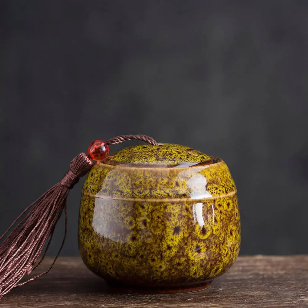 Colorful Ceramic Keepsake Urn