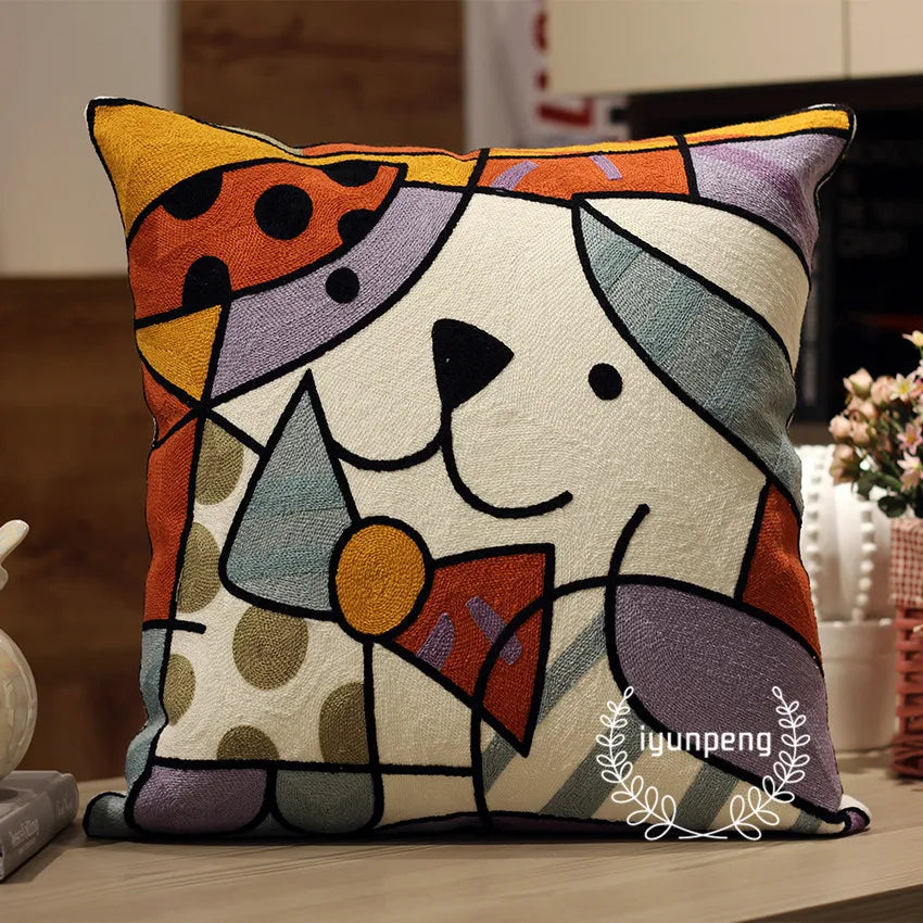 Abstract Creative Cushion Covers, Decorative Throw Pillowcases