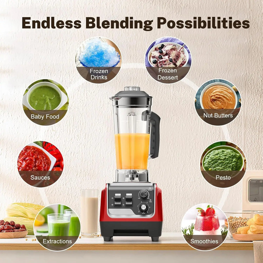 1800W Blender for Smoothies, with 70 Oz BPA-Free Pitcher and 20 oz To-Go Cup,