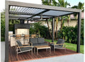 Any Size Custom Aluminum Alloy Pergola LED Light Waterproof Weather Resistant Outdoor Patio Backyard Pool Garden UV Easy Clean