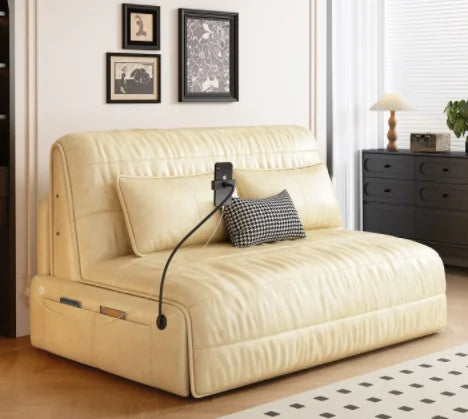 Strong 2 Seats Electric Sofa Loveseat.  Italian Designer Oversized Recliner Chair