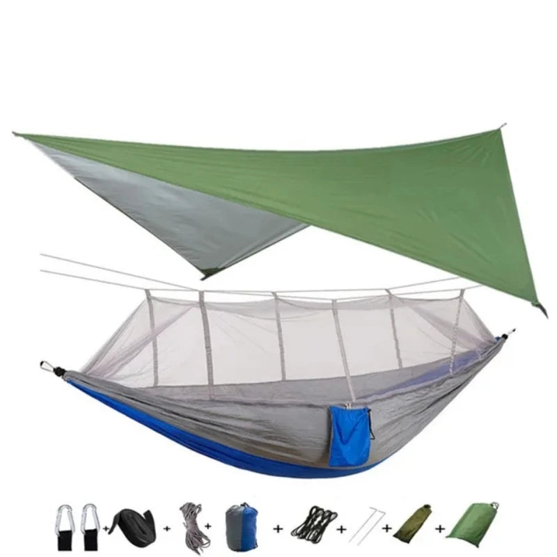 Portable Outdoor Hammock with Mosquito Net