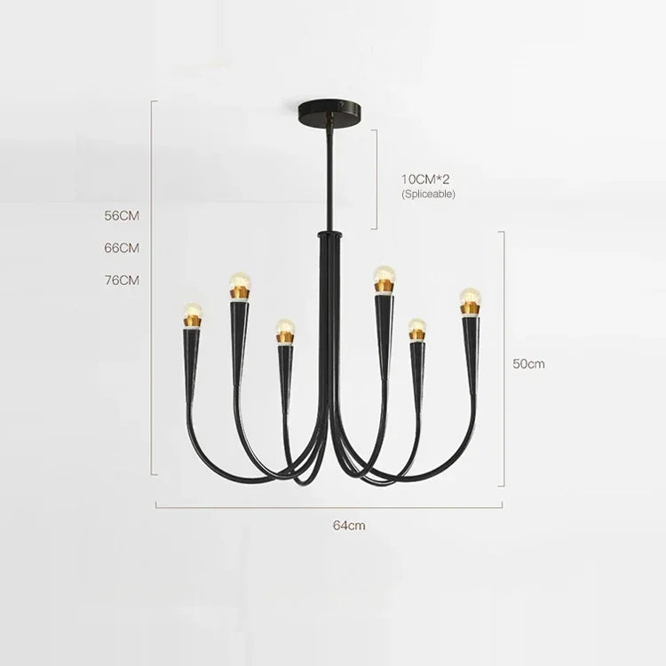 Modern French  Classic Design Branch Chandeliers