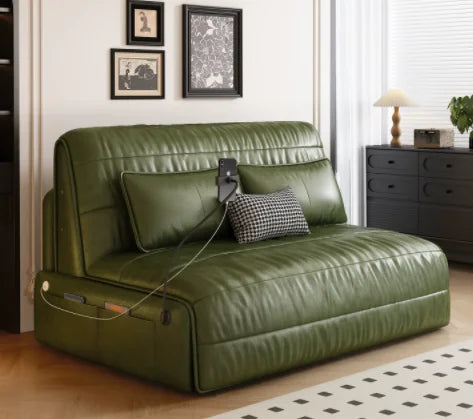 Strong 2 Seats Electric Sofa Loveseat.  Italian Designer Oversized Recliner Chair