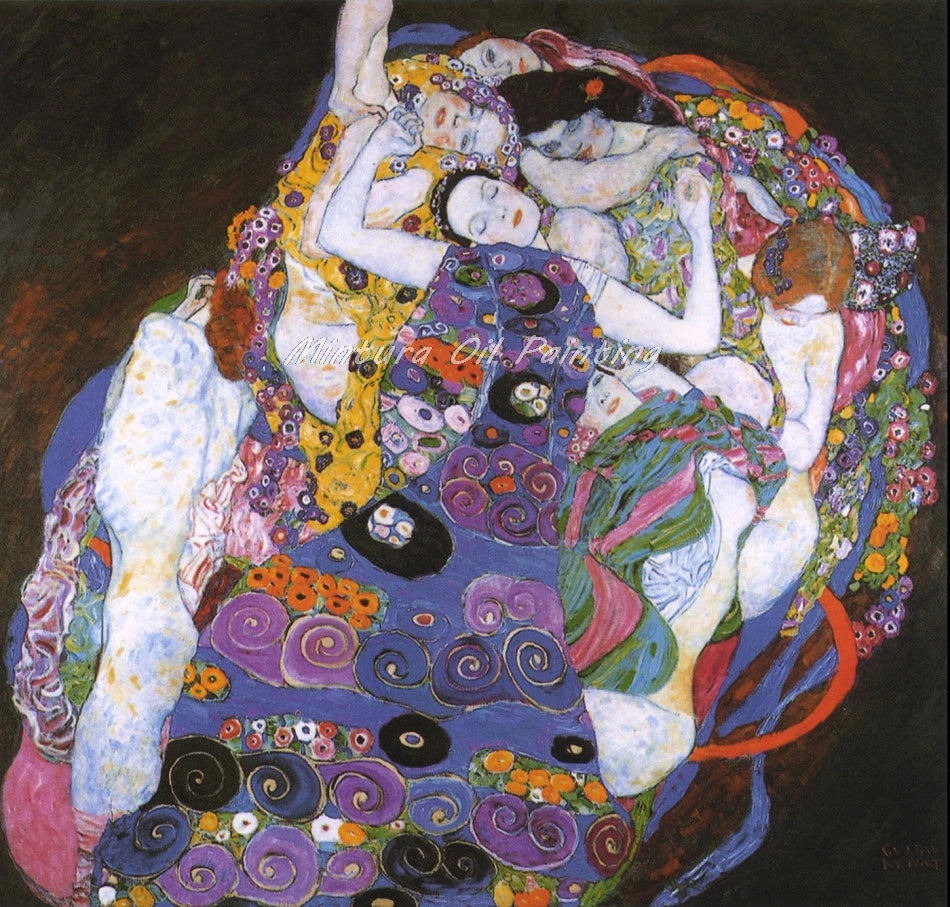 Mintura,100% Handpaintied Reproduction Gustav Klimt Oil Painting on Canvas