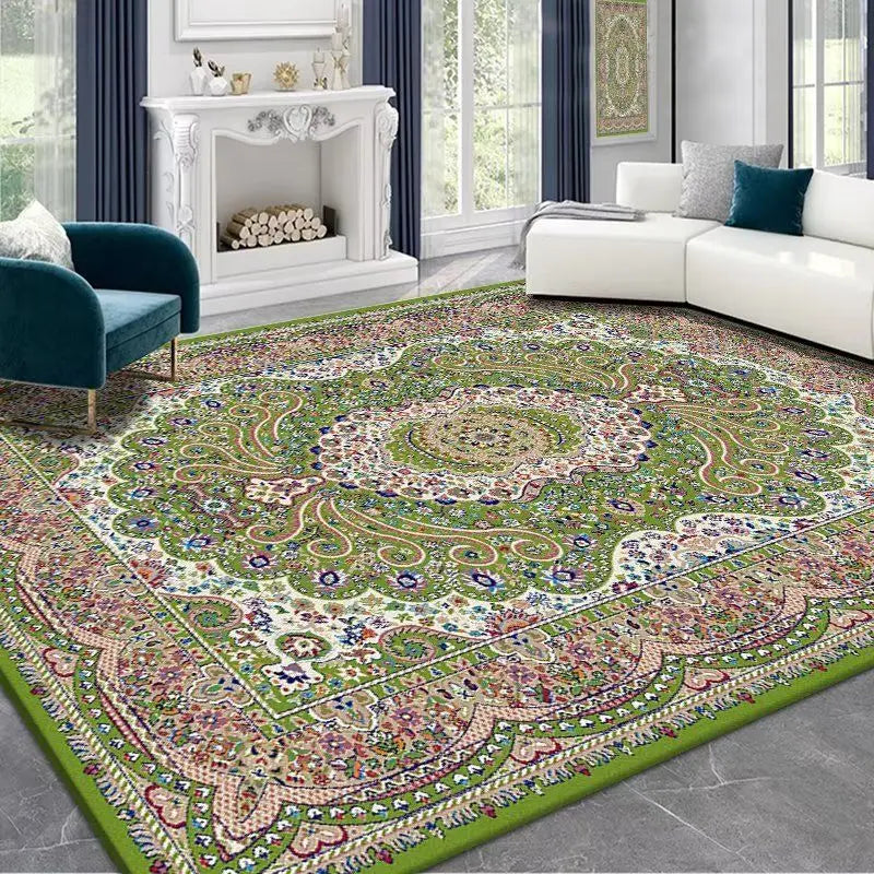 Ethnic Retro Style Carpet for Living Room 200x300 Large Room Rugs for Bedroom Washable Home Decoration Soft Floor Mats Anti-slip