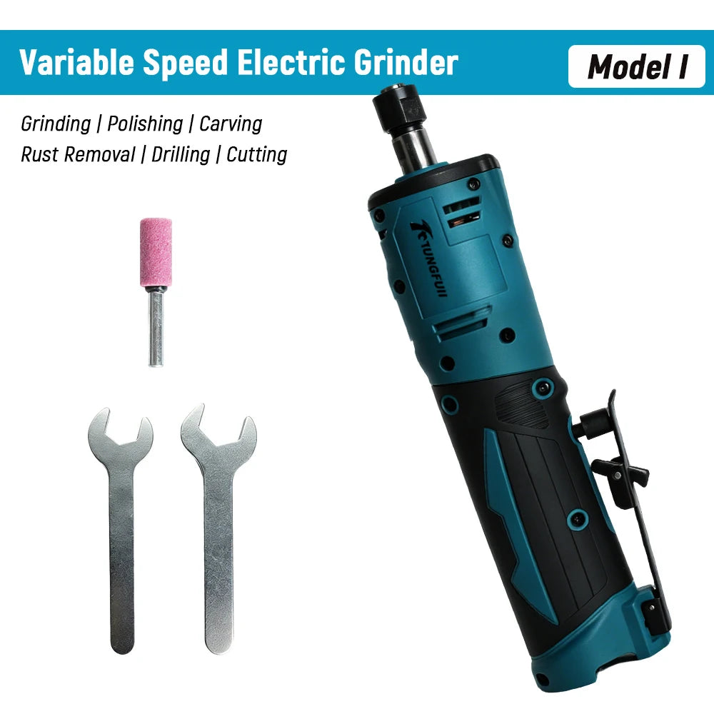 TUNGFULL Brushless Cordless Rotary Tool with Charger, 3/4-Speed Mini Electric Grinder