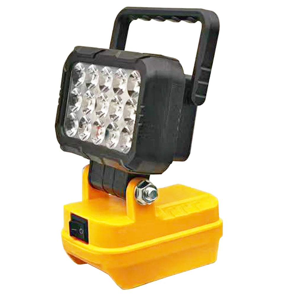 LED Work Lights For Makita For Milwaukee For Dewalt Lithium Battery For Ryobi Lamp Lantern Spotlight USB Power Bank
