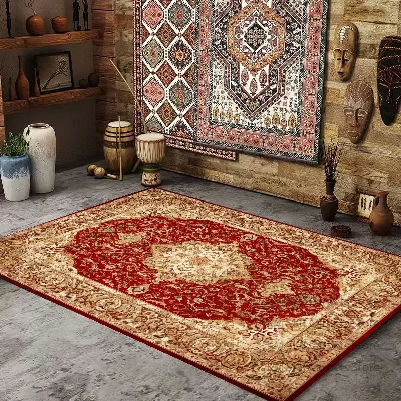 Persian American Retro Carpet, Ethnic Style