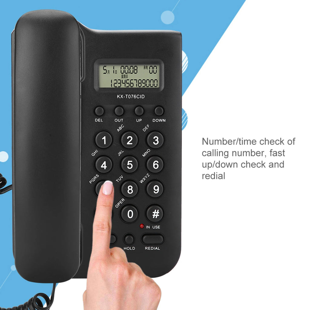 Wired Desktop, Wall Landline Telephone