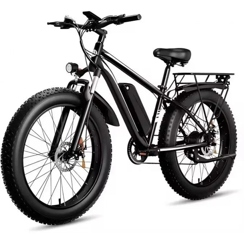 1000W powerful motor 26-inch mountain off-road E-Bike, 48V15AH battery
