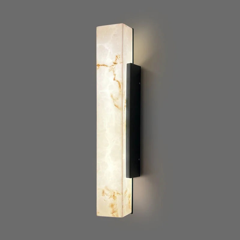 Modern Minimalist Outdoor Waterproof IP65 Lmitated Marble LED Wall Light