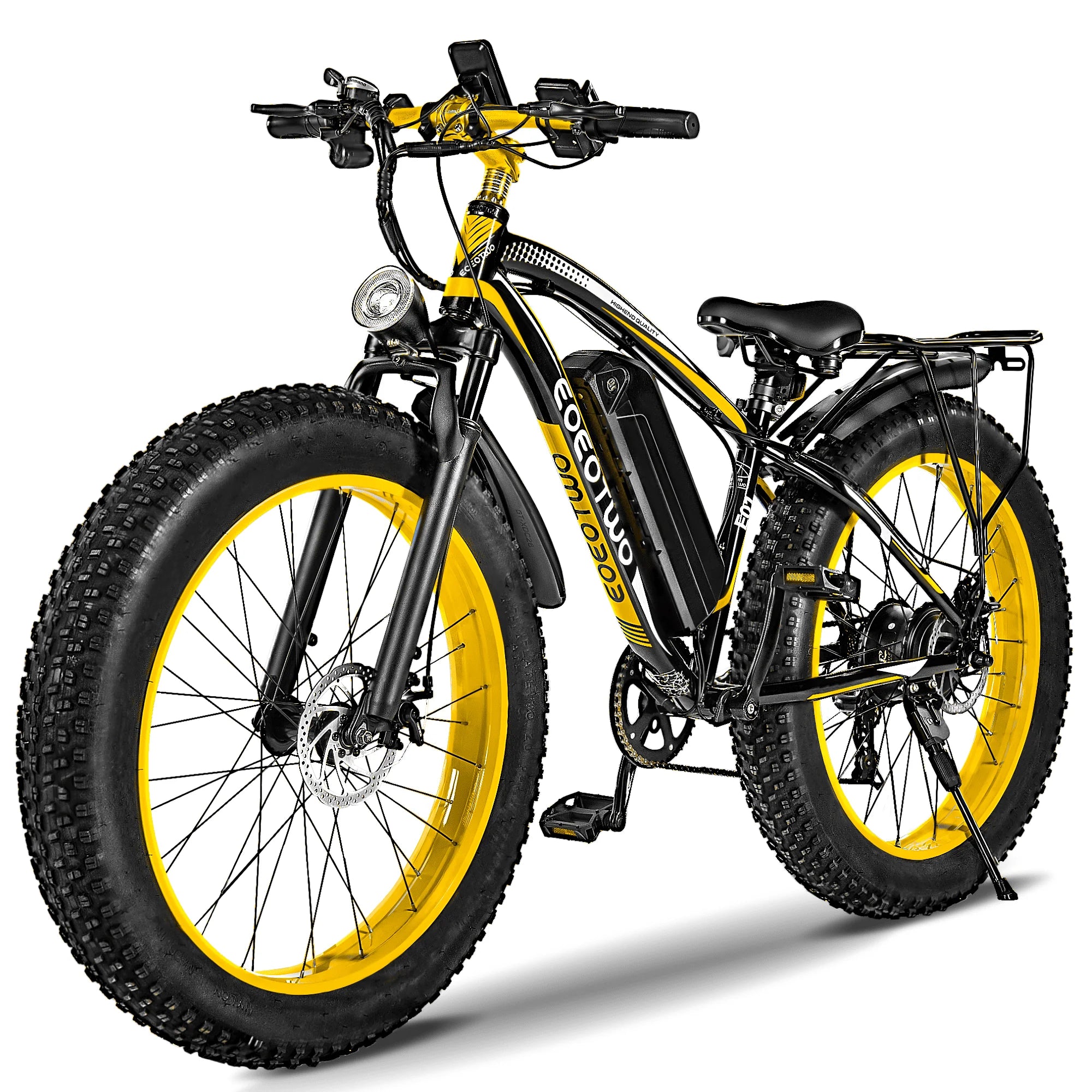 EOEOTWO 1500W Fat Tire Electric Bike for Adults 26"x4.0 All Terrain E-bike