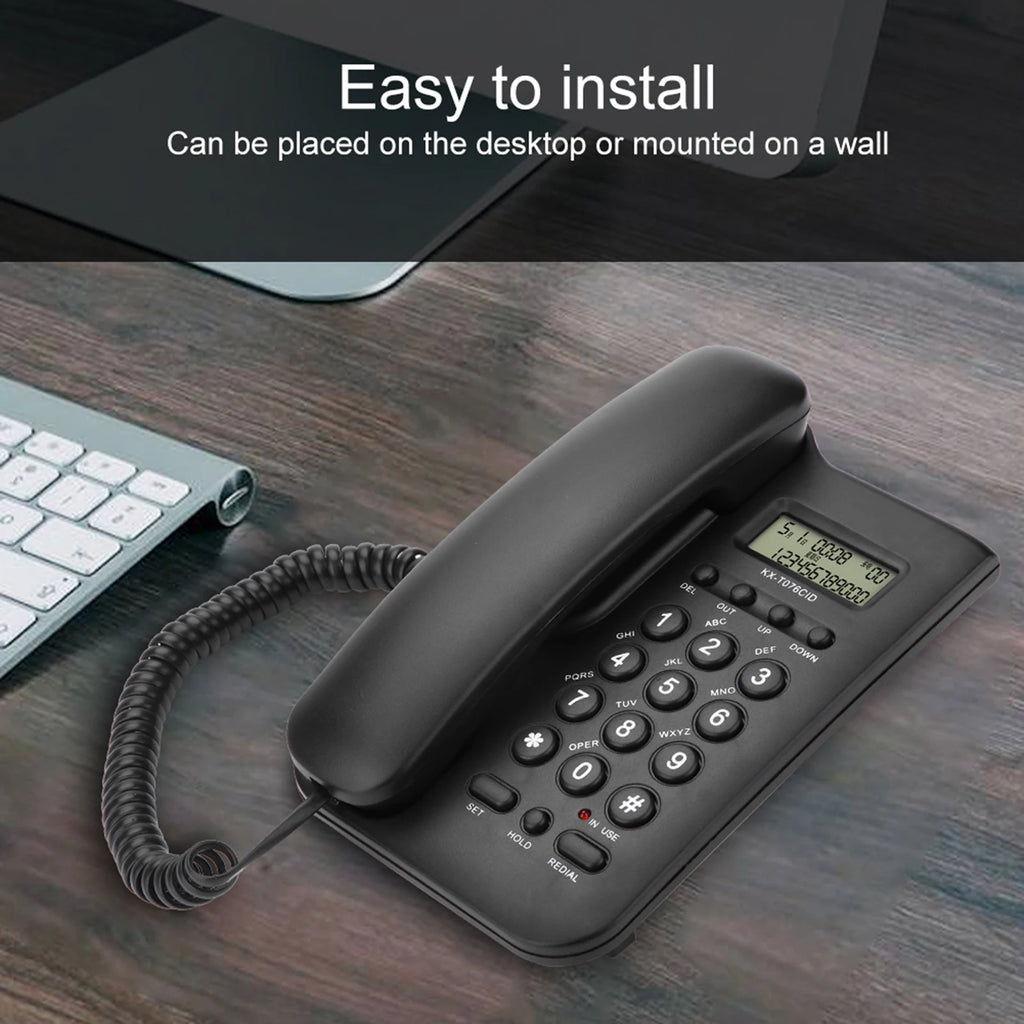 Wired Desktop, Wall Landline Telephone