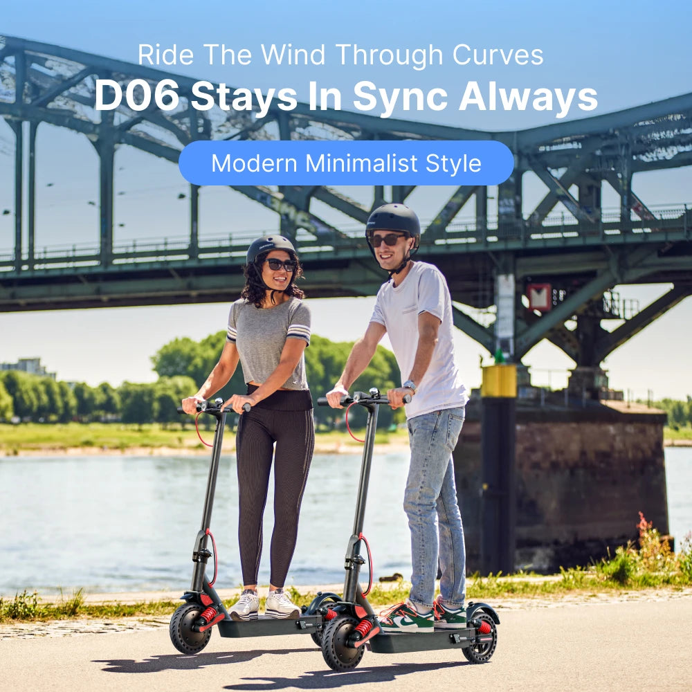 HX D06 electric scooter 500W 36V 25AH Shock absorbing Electric kick scooters foldable E Scooter 8.5inch APP Smart adult escooter