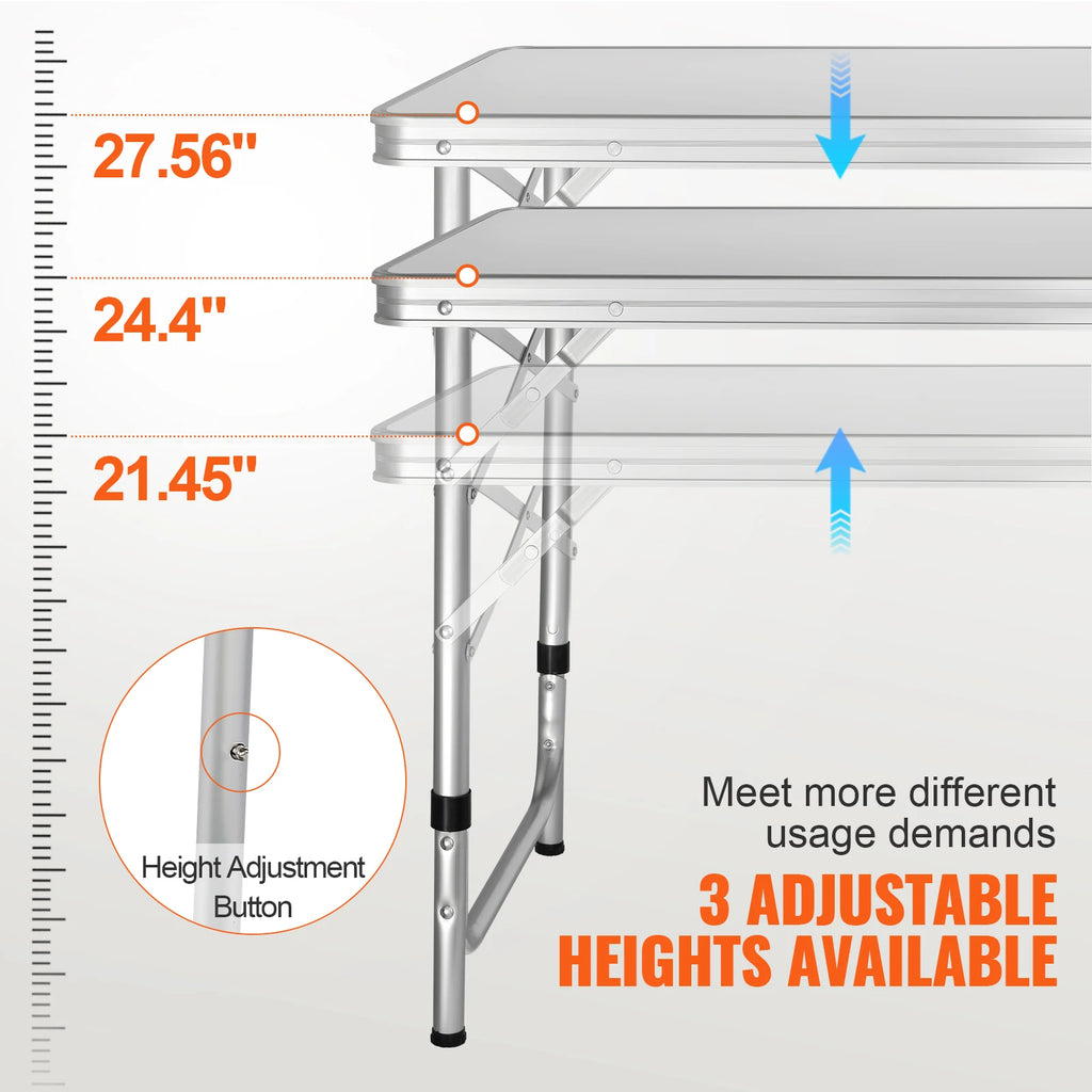 SucceBuy Quick set-up Folding Camping Table