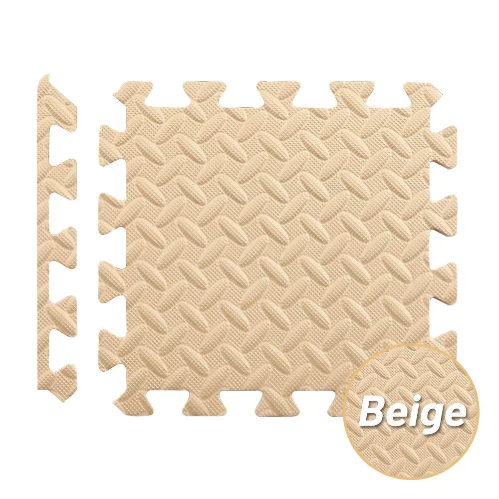 1-20PCS Soft Foam Interlocking Carpet Tiles - Non-Slip Puzzle Floor Mats Ideal for Home Gym and Baby Playroom  Rugs for Bedroom