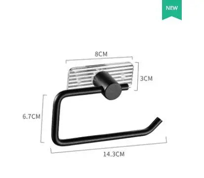 Metal Bathroom Accessories Toilet Paper Holder Organizer Wall Mount WC Phone Holder Towel Roll Shelf Dyson Airwrap Tocadores