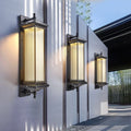 American European Style Hotel Villa Big Outdoor Wall Lamp Modern Waterproof Long LED Wall Sconce