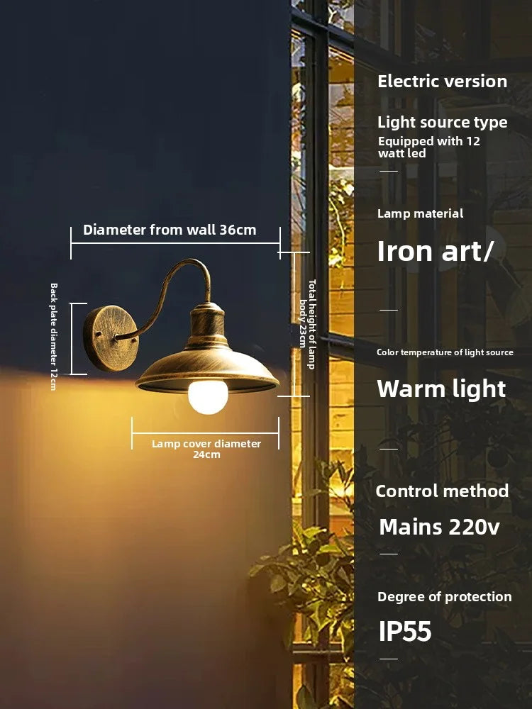 Outdoor Waterproof Solar Energy Exterior Wall Lamp