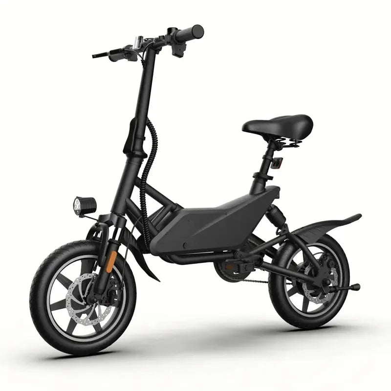 36V7.5AH foldable 14-inch lithium battery electric bicycle, 250W brushless motor