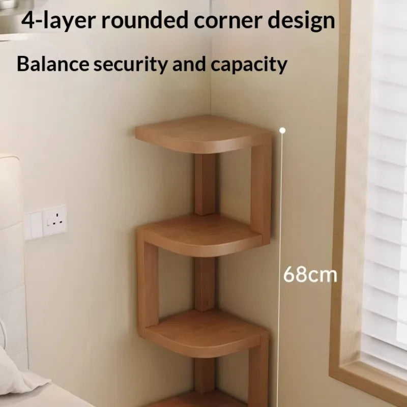 Modern Minimalist Wooden Nightstand Bedside Table
