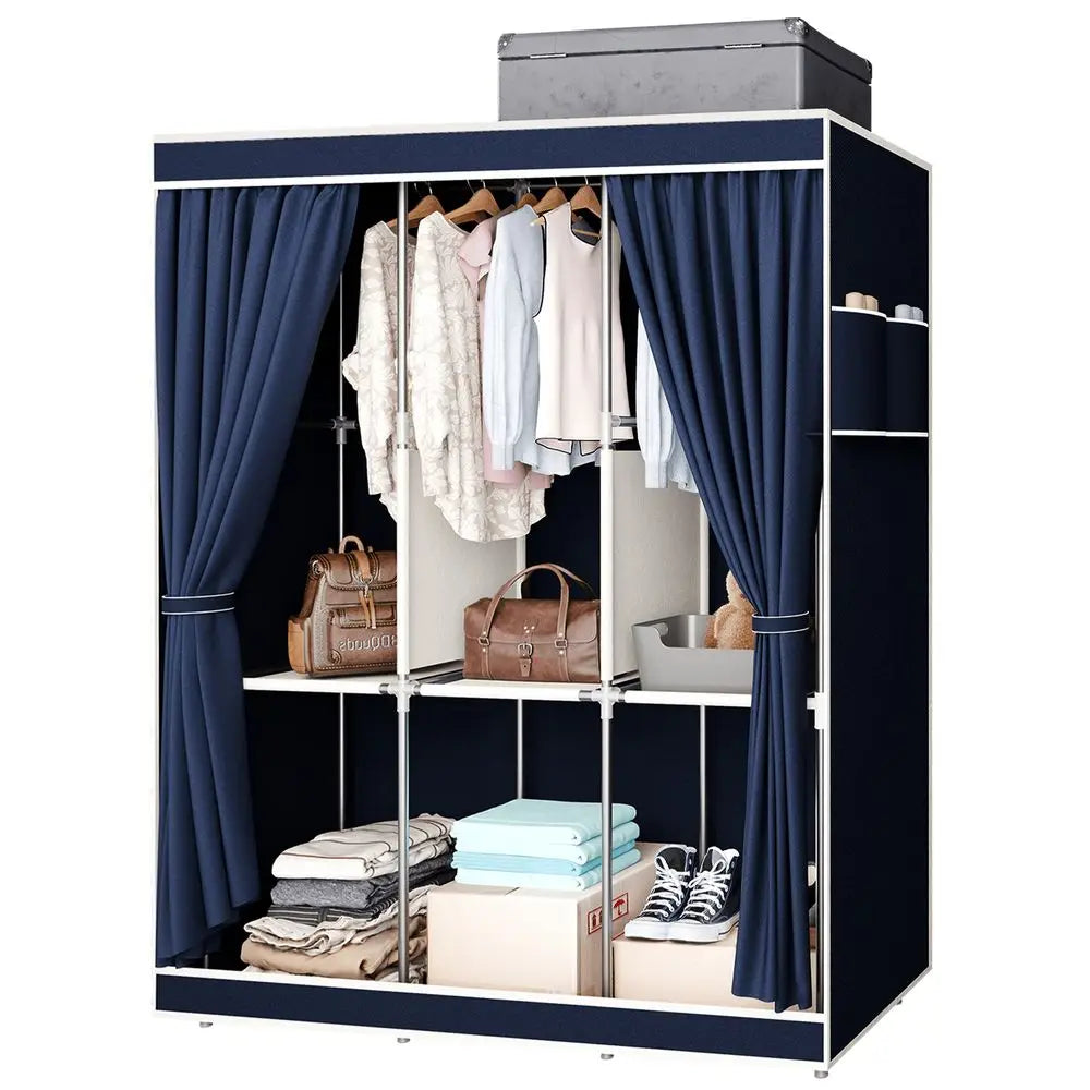 1pc Large Capacity Portable Wardrobe Closet,