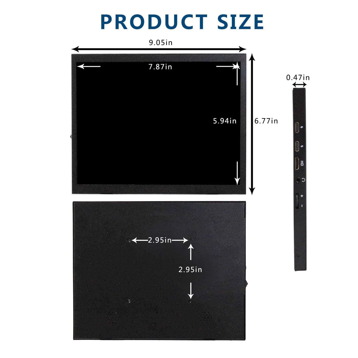 9.7" 2048X1536 2K 4:3 IPS DIY LCD Monitor
