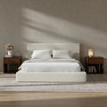 AirFrame Queen Bed Frame with Headboard, Cloud Upholstered Platform Bed Frame, 5 Inch Foam Cushioned,